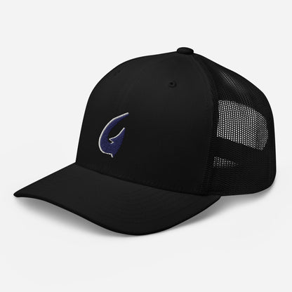 Hook 'G' Retro Trucker Hat (Blue)